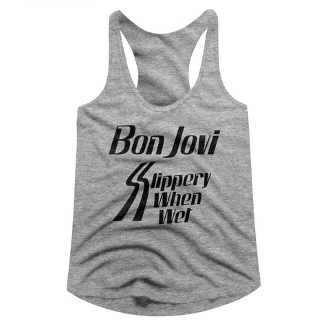 Bon Jovi Slippery When Ladies Racerback