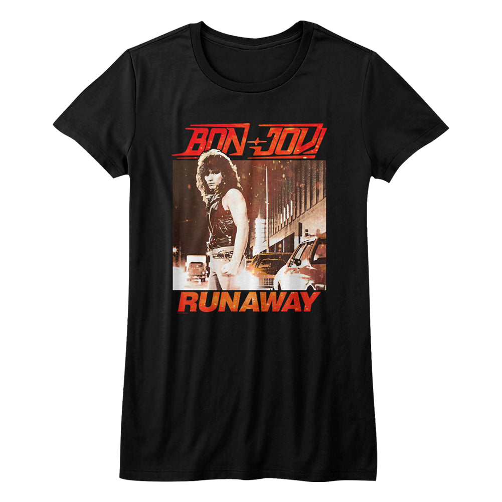 Bon Jovi Runaway Ladies T-Shirt