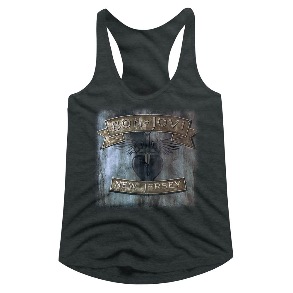 Bon Jovi New Jersey Ladies Racerback