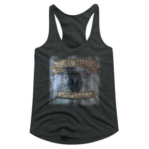 Bon Jovi New Jersey Ladies Racerback