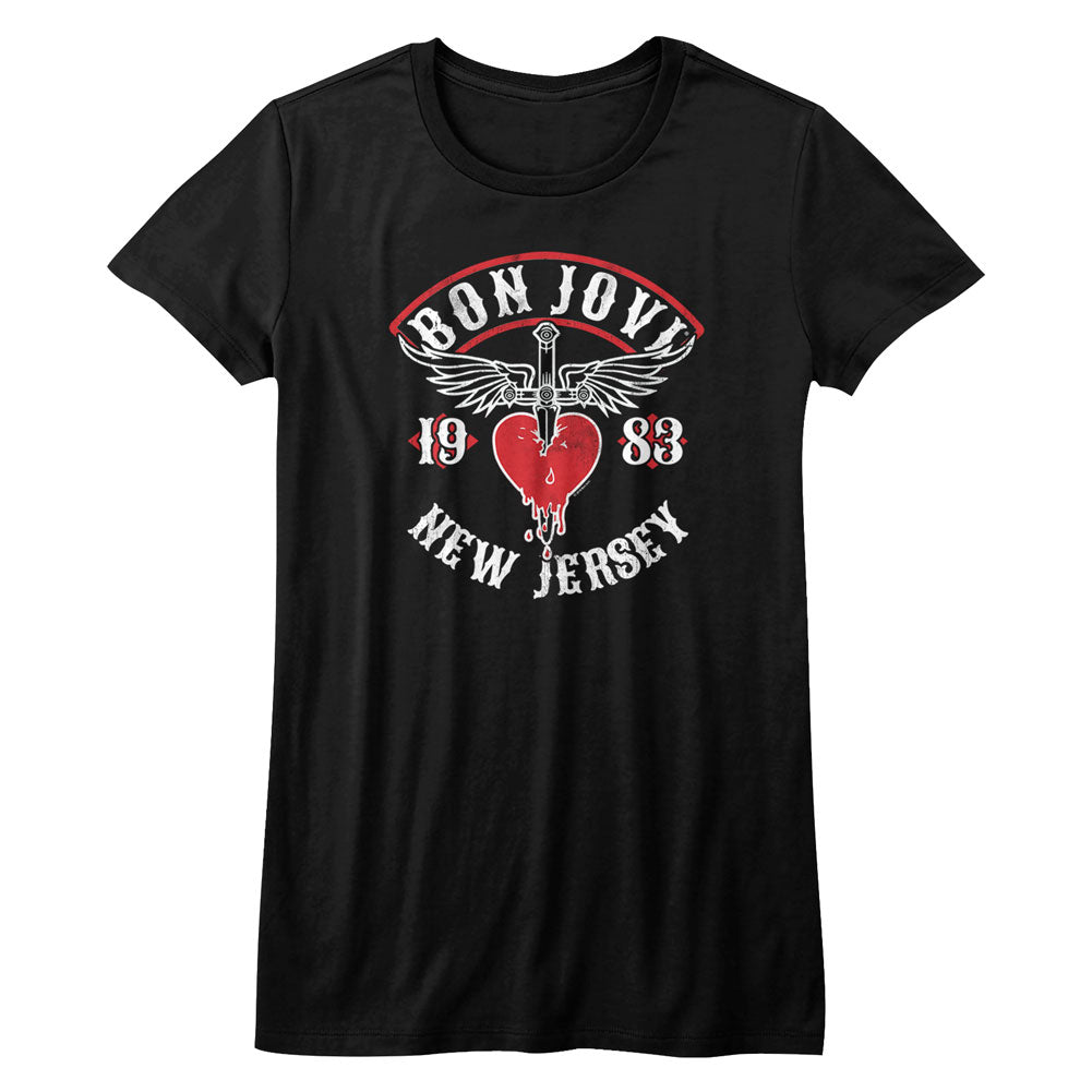 Bon Jovi Nj38 Ladies T-Shirt
