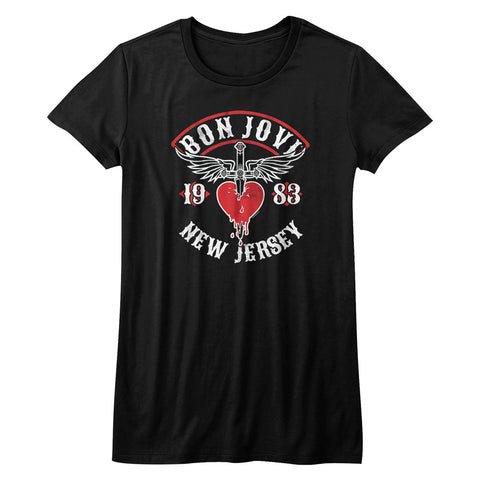 Bon Jovi Nj38 Ladies T-Shirt