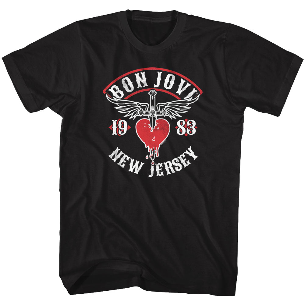 Bon Jovi Nj38 Adult T-Shirt