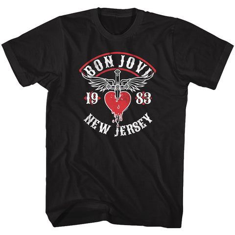Bon Jovi Nj38 Adult T-Shirt