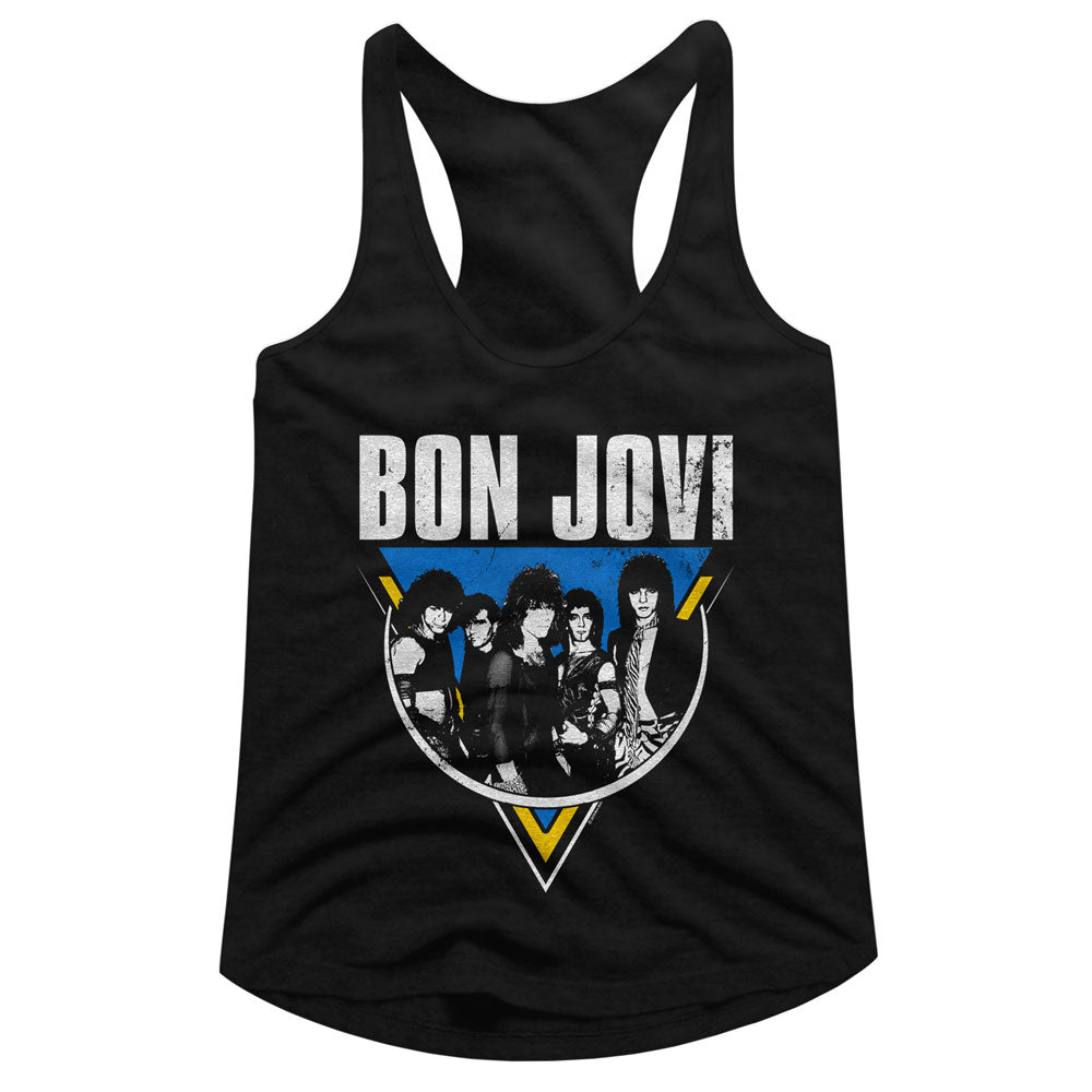 Bon Jovi Jonbon Ladies Racerback