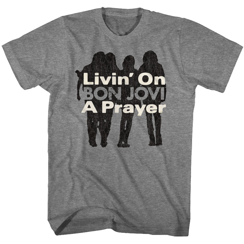 Bon Jovi Livin On A Prayer Adult T-Shirt