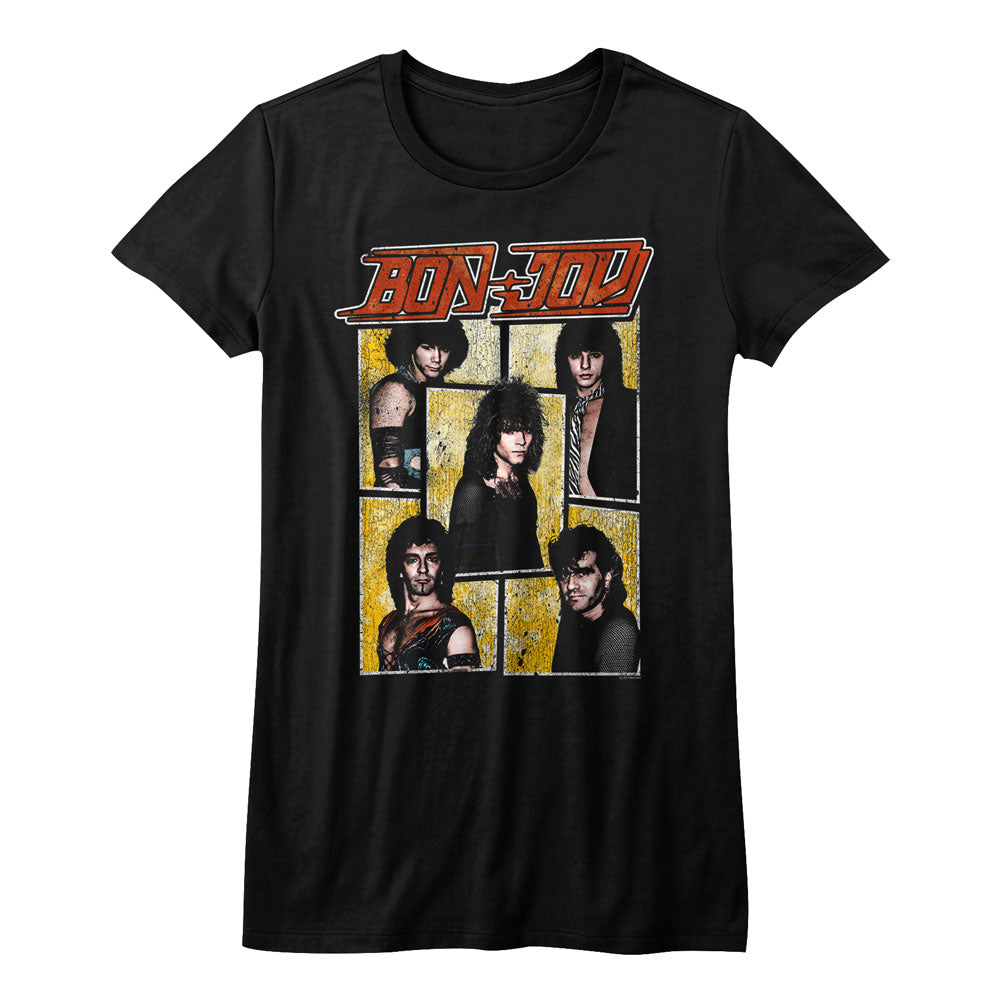 Bon Jovi Livin' On A Prayer Ladies T-Shirt