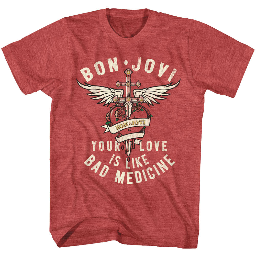 Bon Jovi Bad Medicine Adult T-Shirt