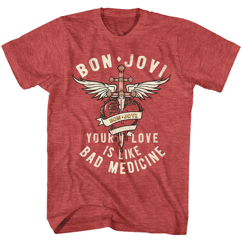 Bon Jovi Bad Medicine Adult T-Shirt