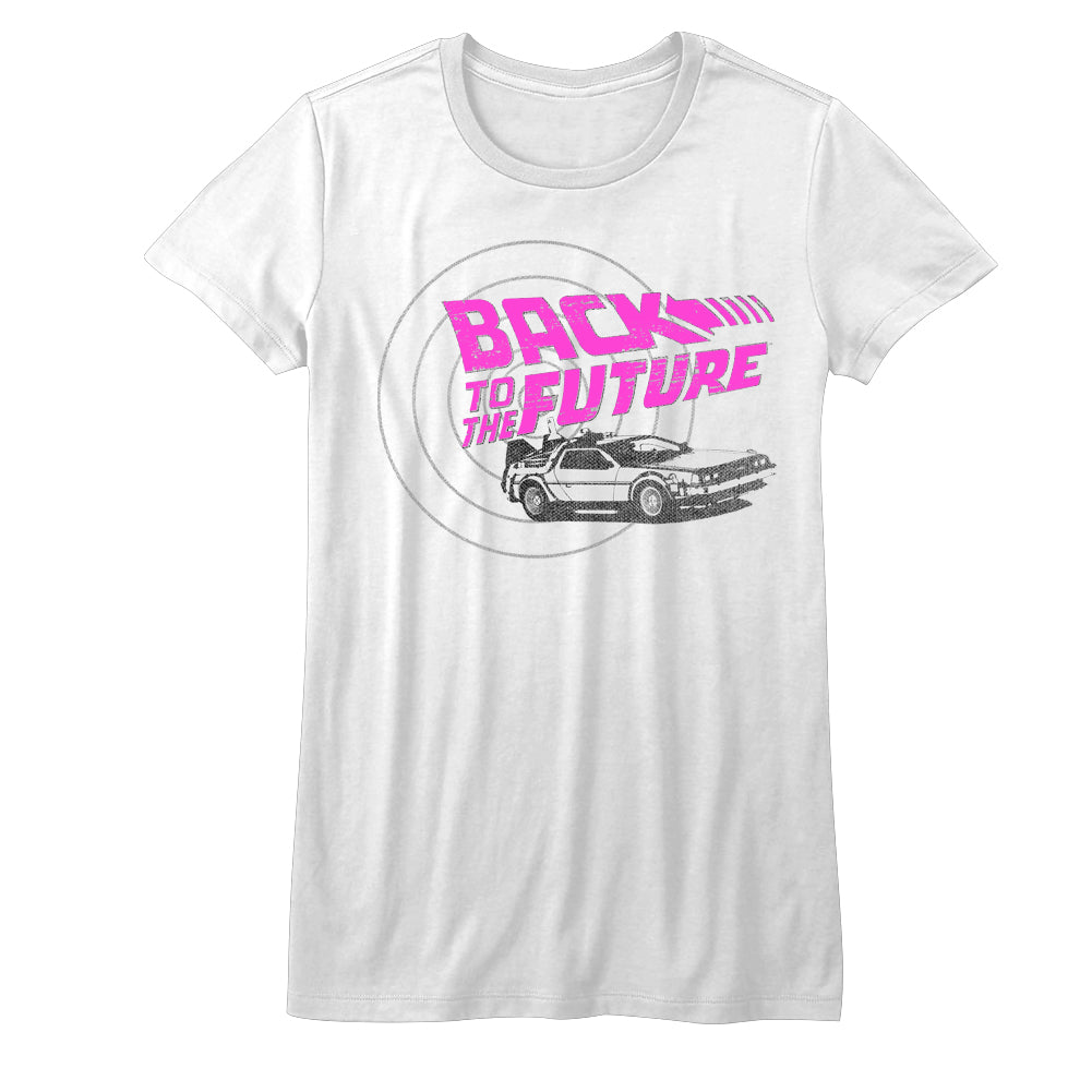 Back To The Future Checkers Ladies T-Shirt
