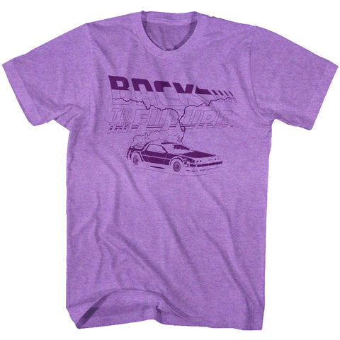 Back To The Future Future Purple Men's T-Shirt