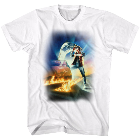Back To The Future Btf Poster Men's T-Shirt