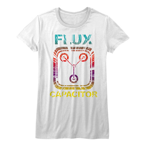 Back To The Future Gradient Time Ladies T-Shirt