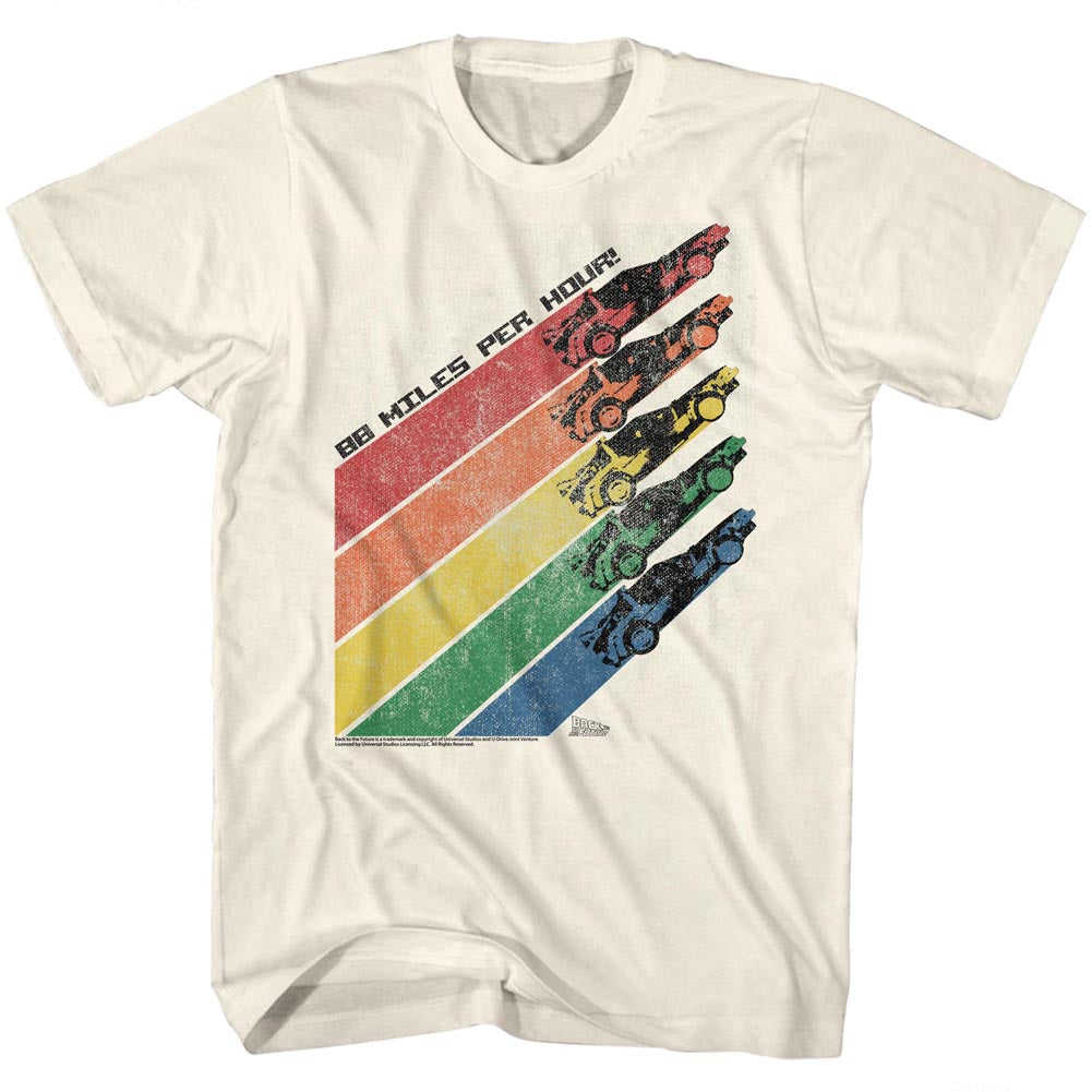 Back To The Future Rainbow Men's T-Shirt