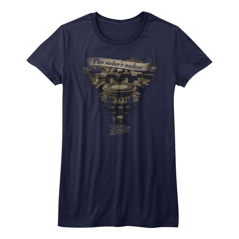 Back To The Future Very Elaborate Juniors T-Shirt