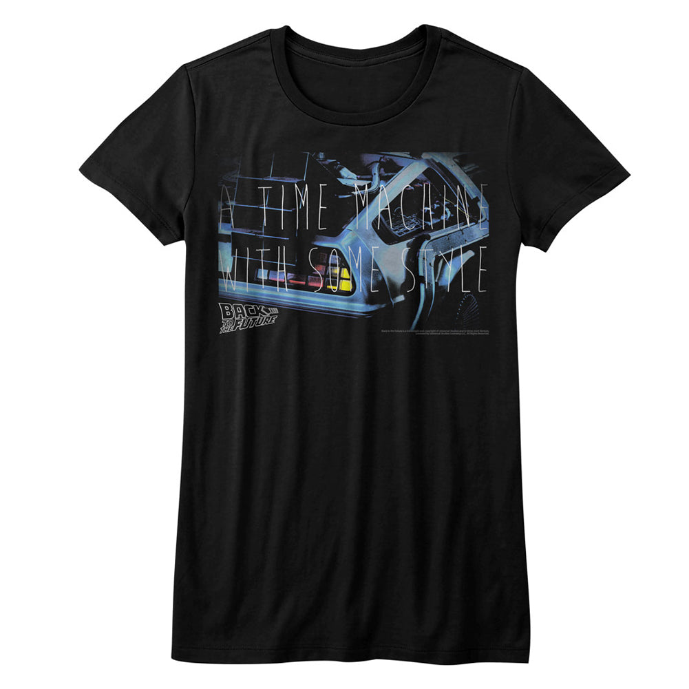 Back To The Future Some Serious Style Ladies T-Shirt