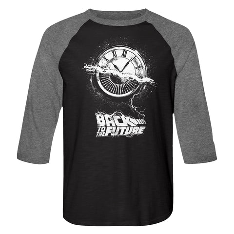 Back To The Future Wheel Of Time Men's Raglan