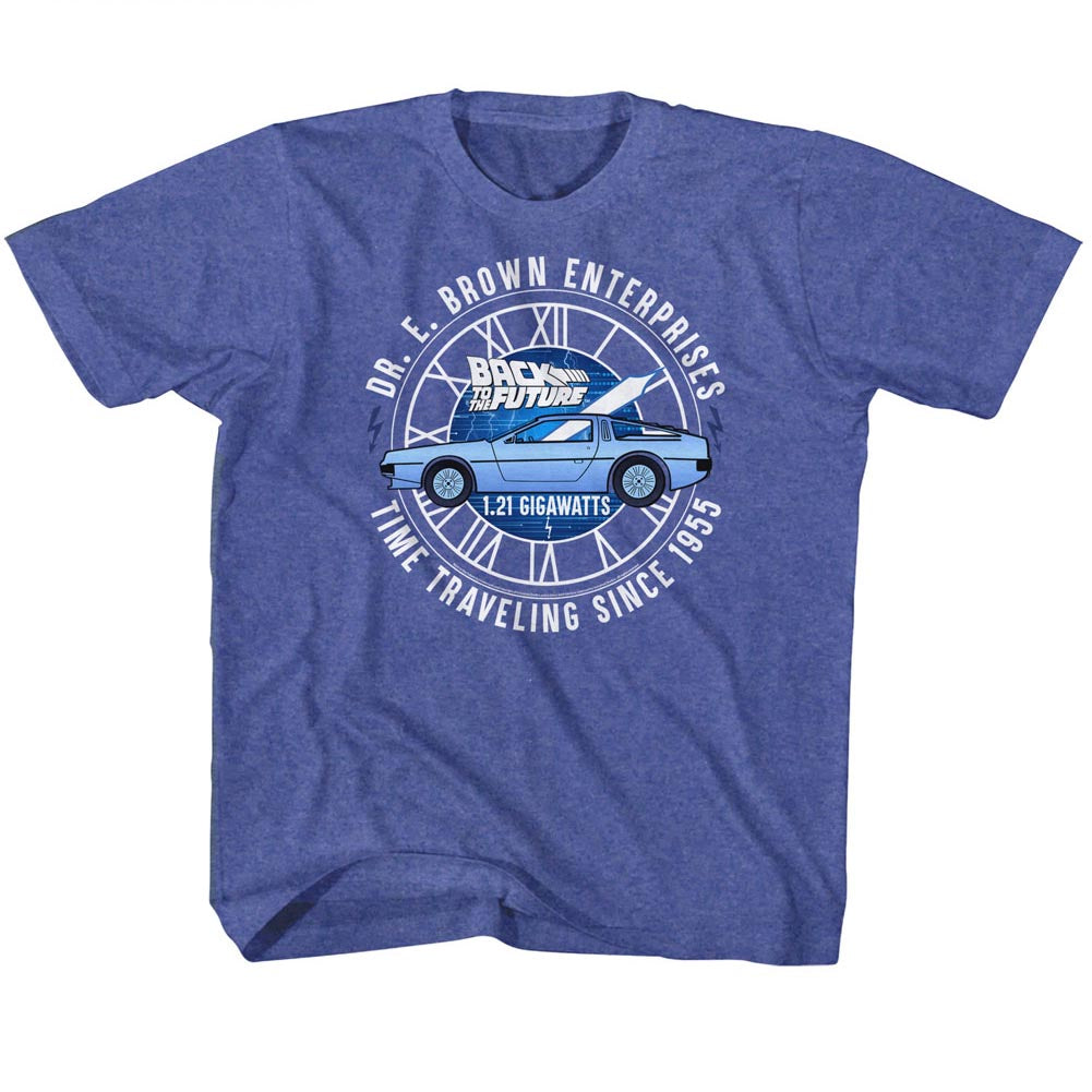 Back To The Future Dr E Brown Enterprises Youth T-Shirt