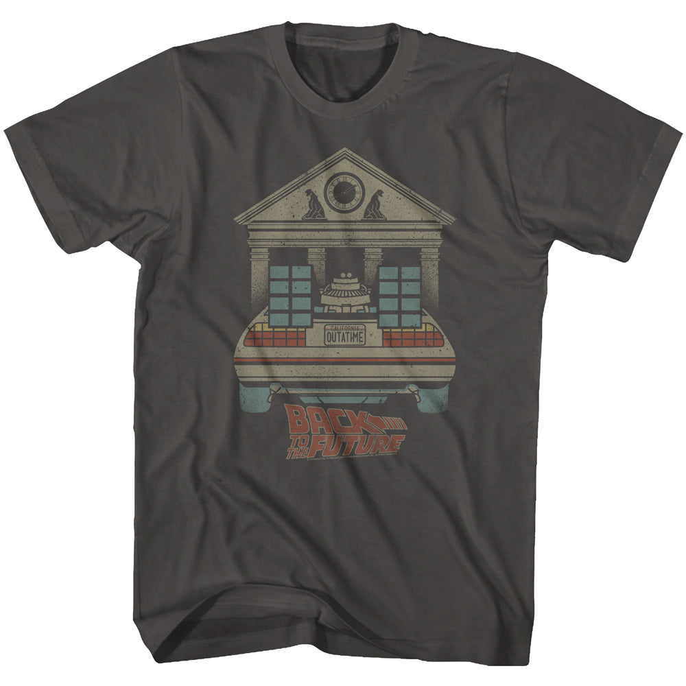 Back To The Future Faded Men's T-Shirt