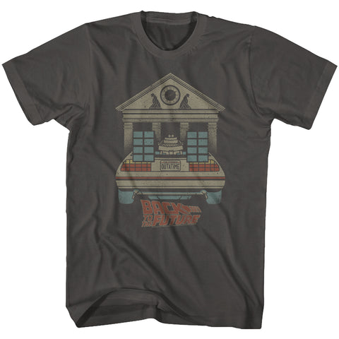 Back To The Future Faded Men's T-Shirt