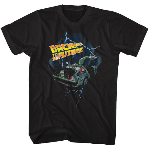 Back To The Future Lightning Car Men's T-Shirt