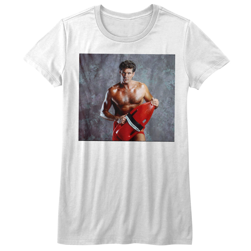Baywatch Hasselhoff Ladies T-Shirt