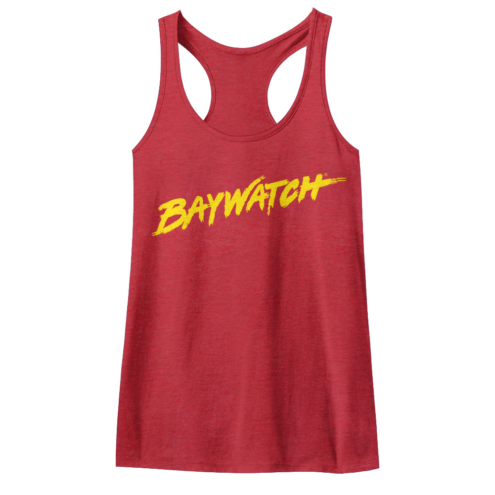 Baywatch Logo Tank Ladies Racerback