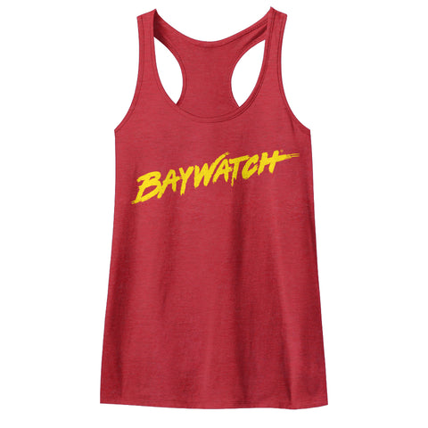 Baywatch Logo Tank Ladies Racerback