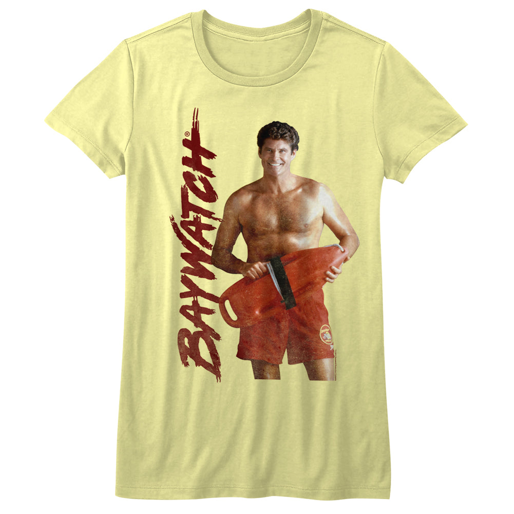 Baywatch Dave Juniors T-Shirt