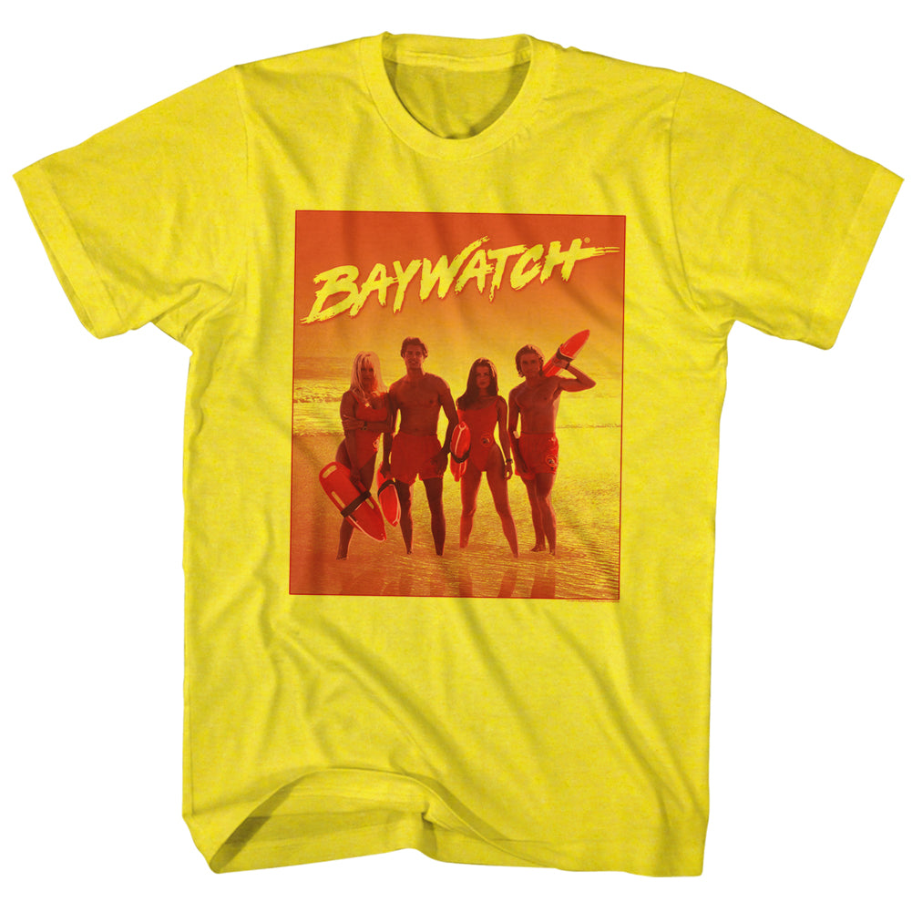 Baywatch Orange Men's T-Shirt