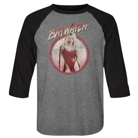 Baywatch Vintage Men's Raglan