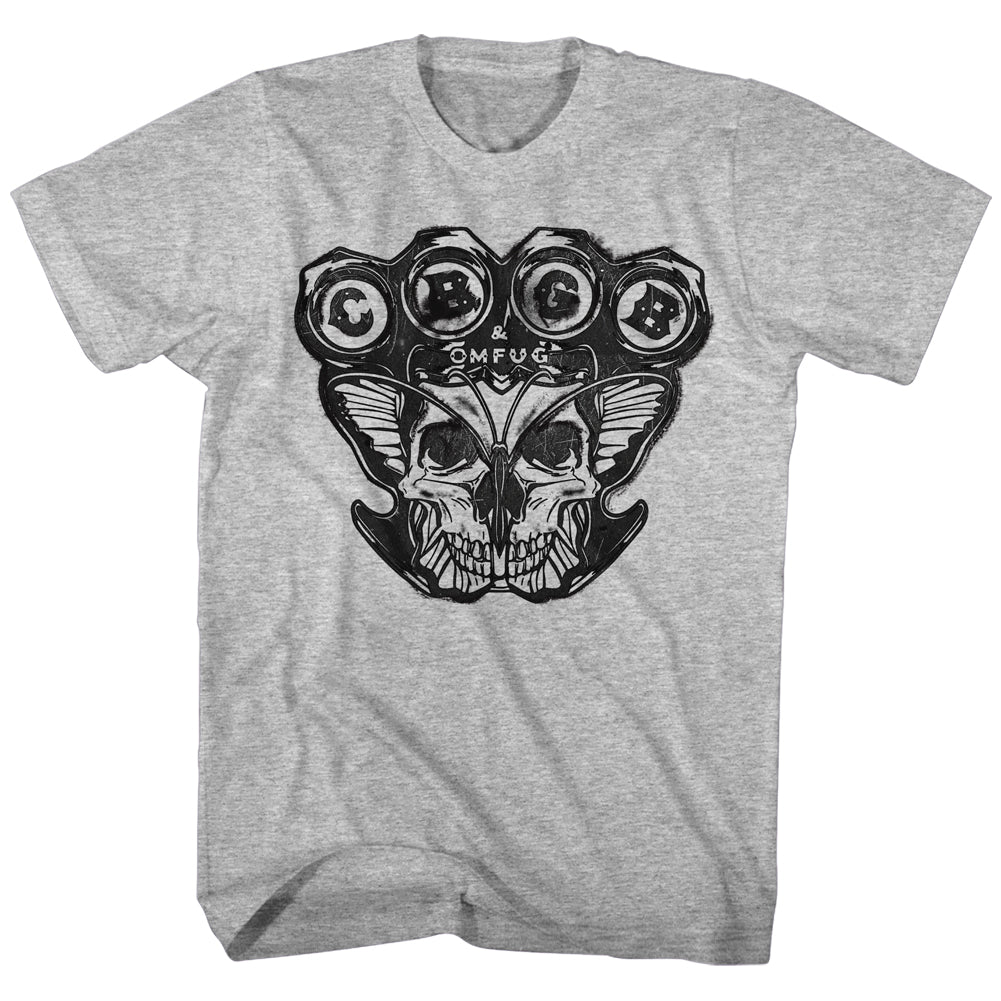 Cbgb Bone Knuckles Adult T-Shirt