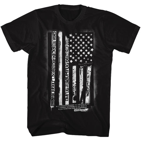 Cbgb Flag Adult T-Shirt
