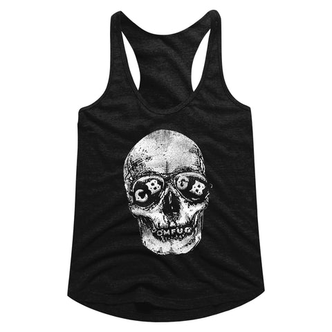 CBGB Skeleton Ladies Racerback