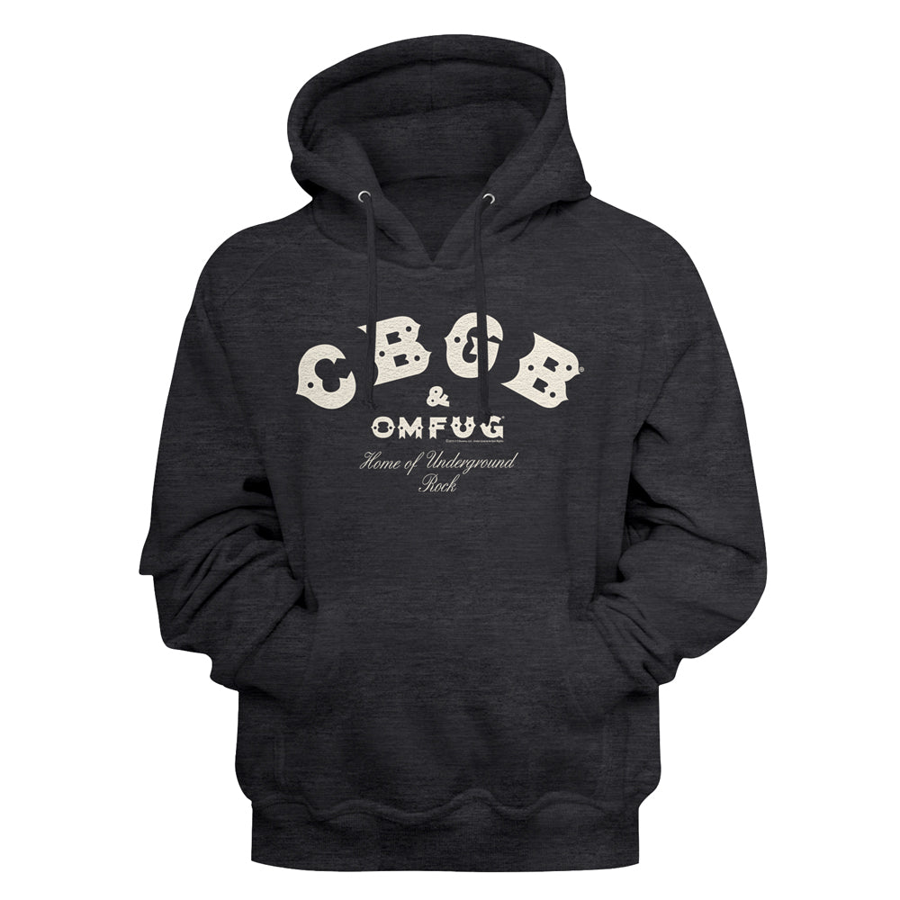 Cbgb Logo Adult SweaT-Shirt W/Hood