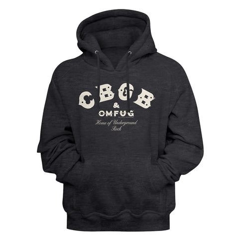 Cbgb Logo Adult SweaT-Shirt W/Hood