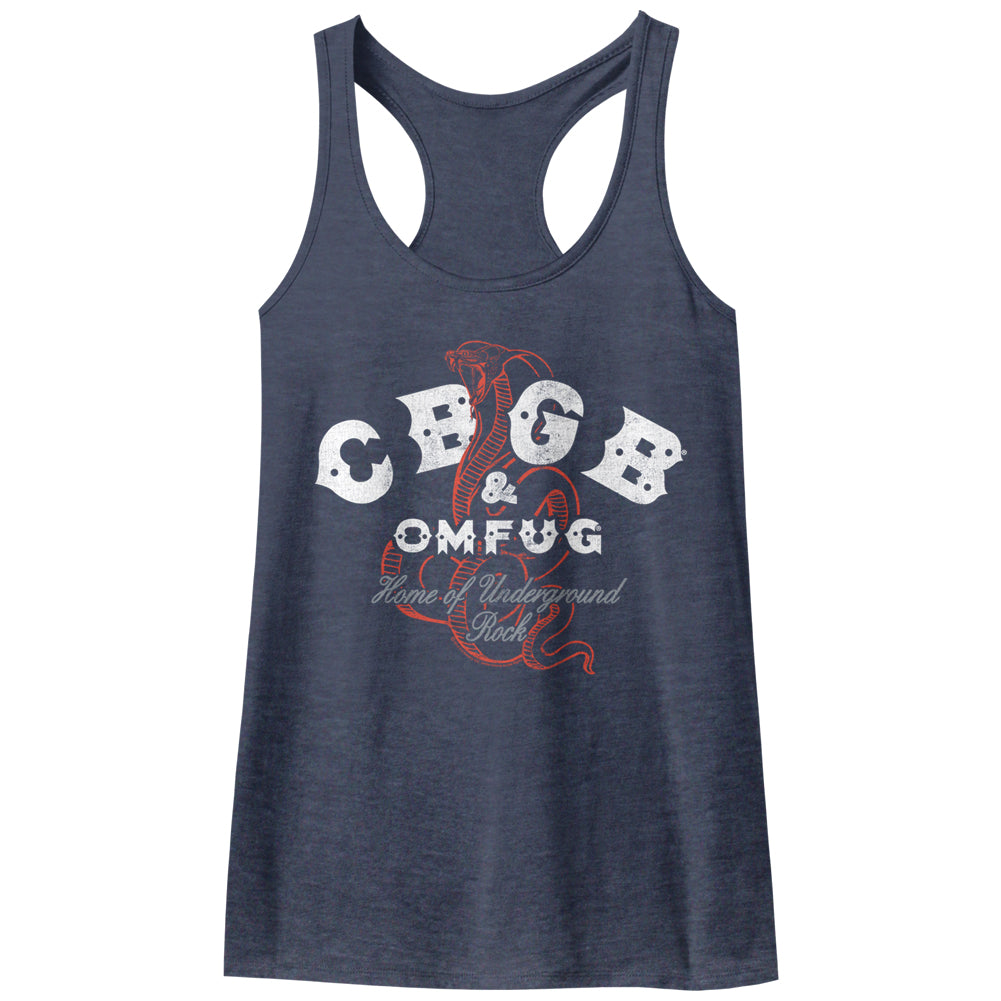 CBGB Snakes Ladies Racerback