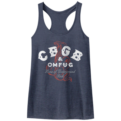 CBGB Snakes Ladies Racerback