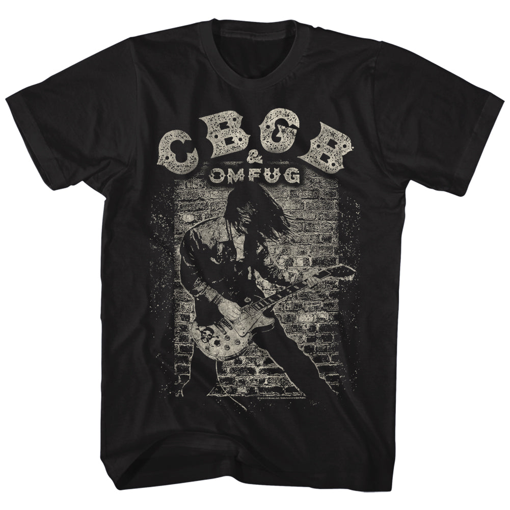 Cbgb Guitar Adult T-Shirt