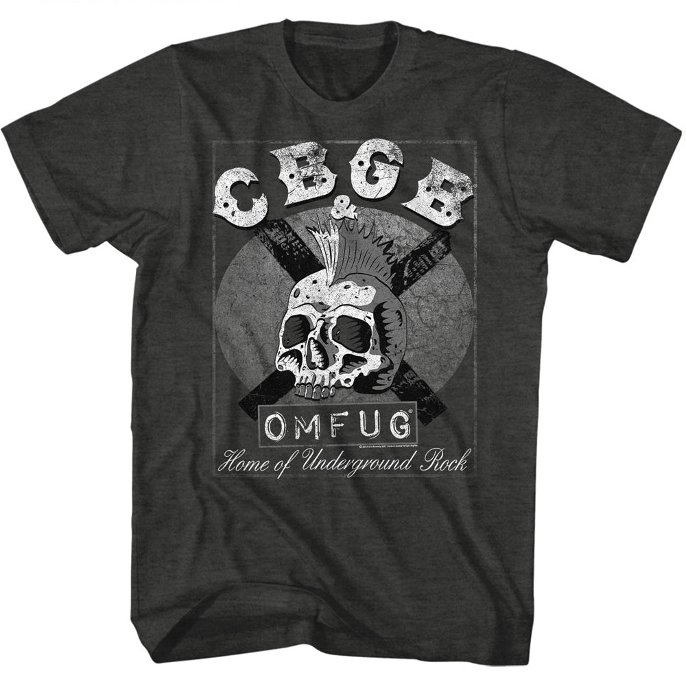 Cbgb Skull & Tape Adult T-Shirt