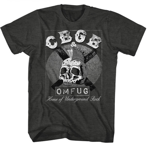Cbgb Skull & Tape Adult T-Shirt