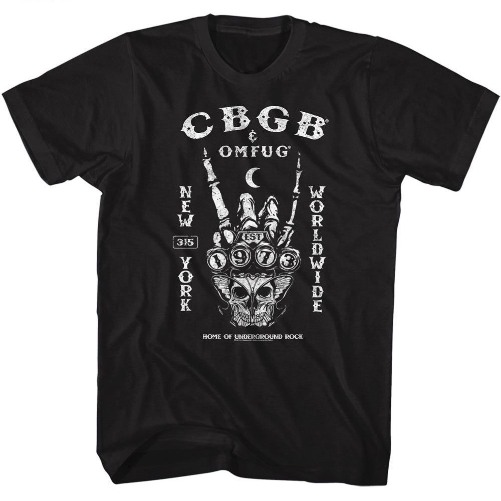 Cbgb Ny Worldwide Adult T-Shirt