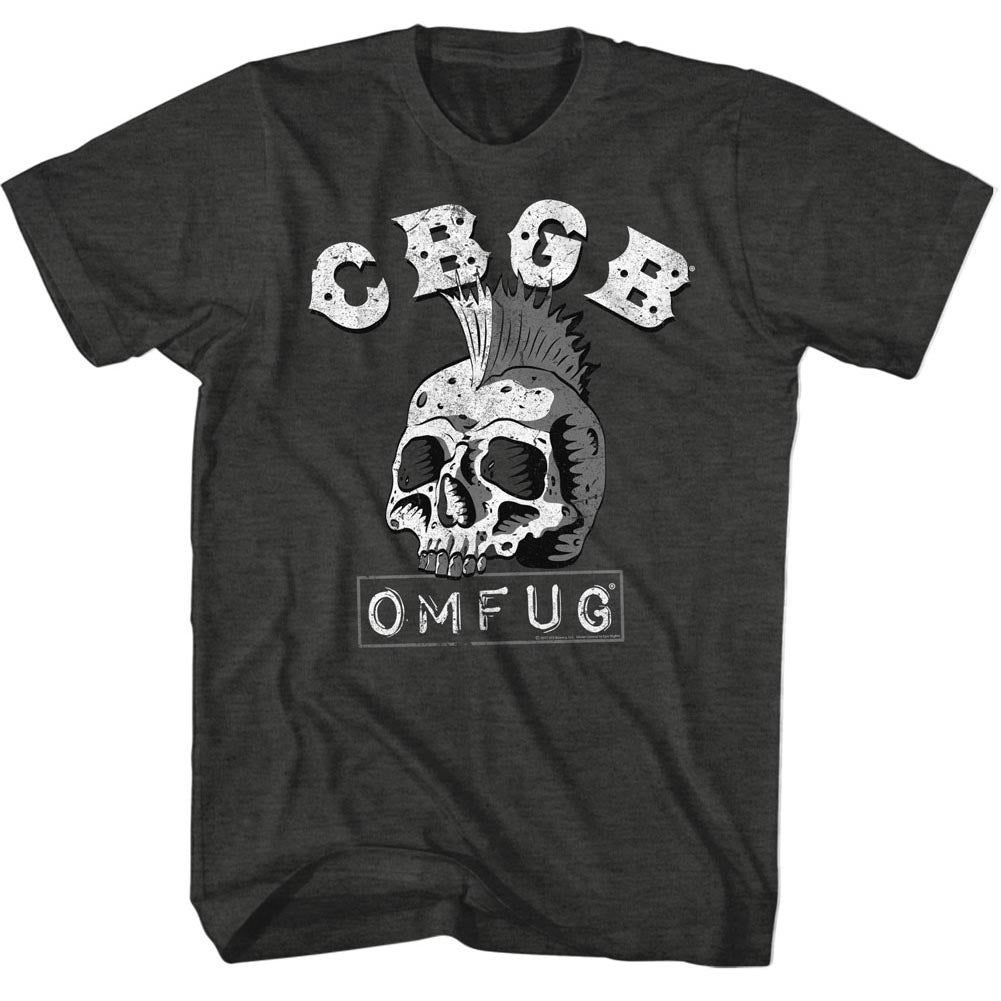 Cbgb Dead Mohawk Adult T-Shirt