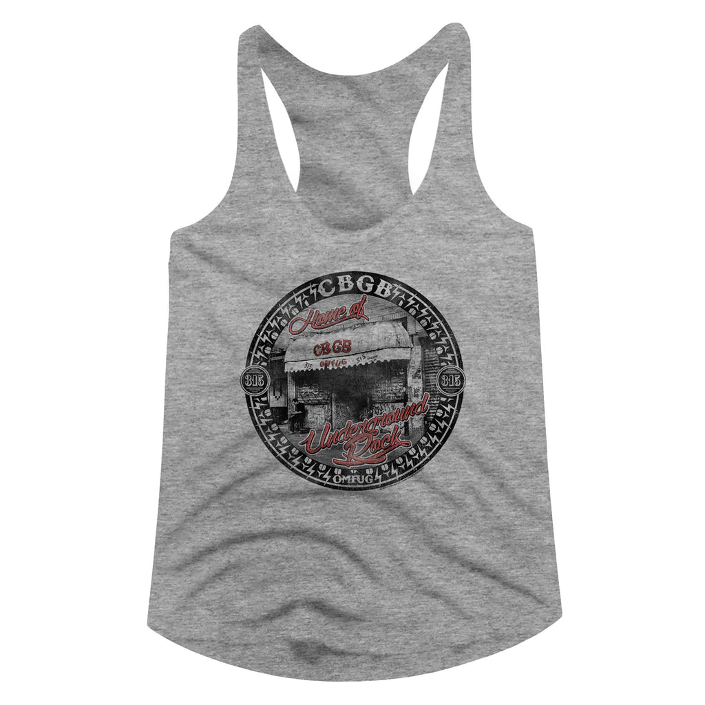 CBGB Circle Scene Ladies Racerback