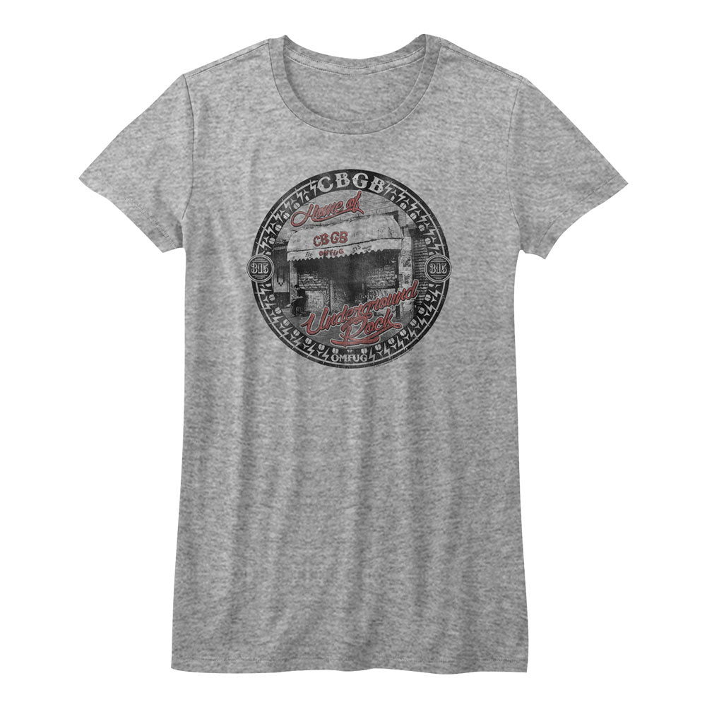 CBGB Circle Scene Ladies T-Shirt