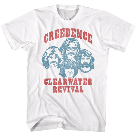 Creedence Clearwater Revival Band Adult T-Shirt