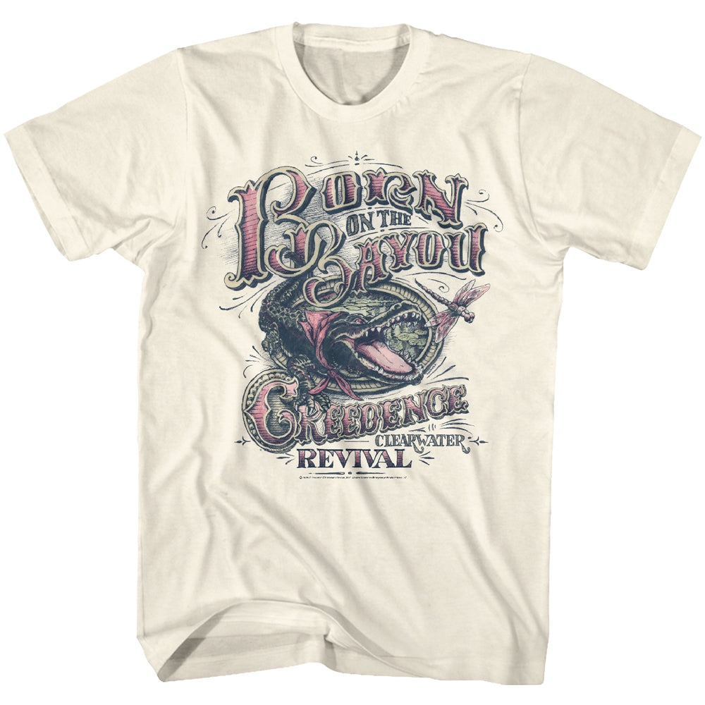 Creedence Clearwater Revival Born On The Bayou Adult T-Shirt