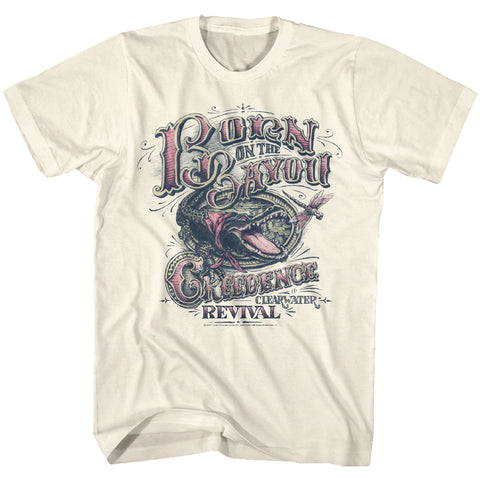 Creedence Clearwater Revival Born On The Bayou Adult T-Shirt