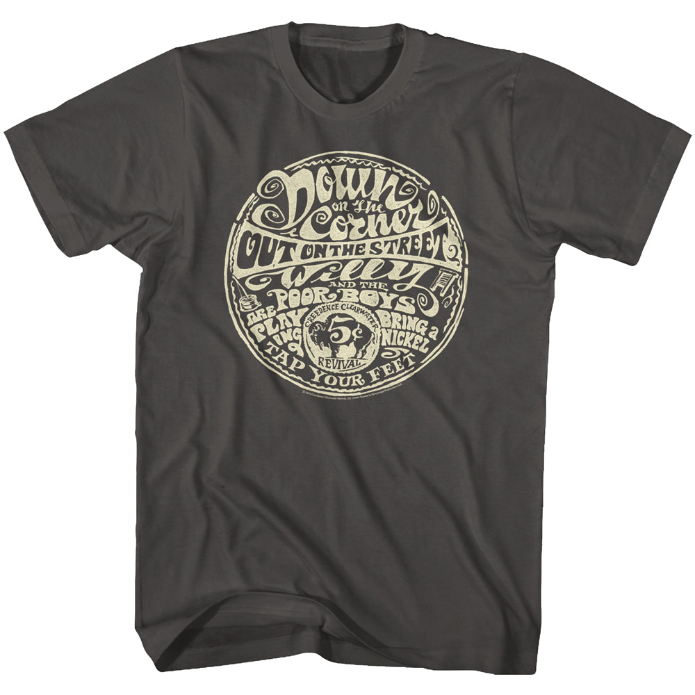 Creedence Clearwater Revival Down On The Corner Adult T-Shirt