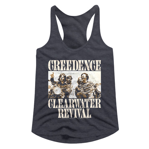 Creedence Clearwater Revival Bikes Photo Ladies Racerback